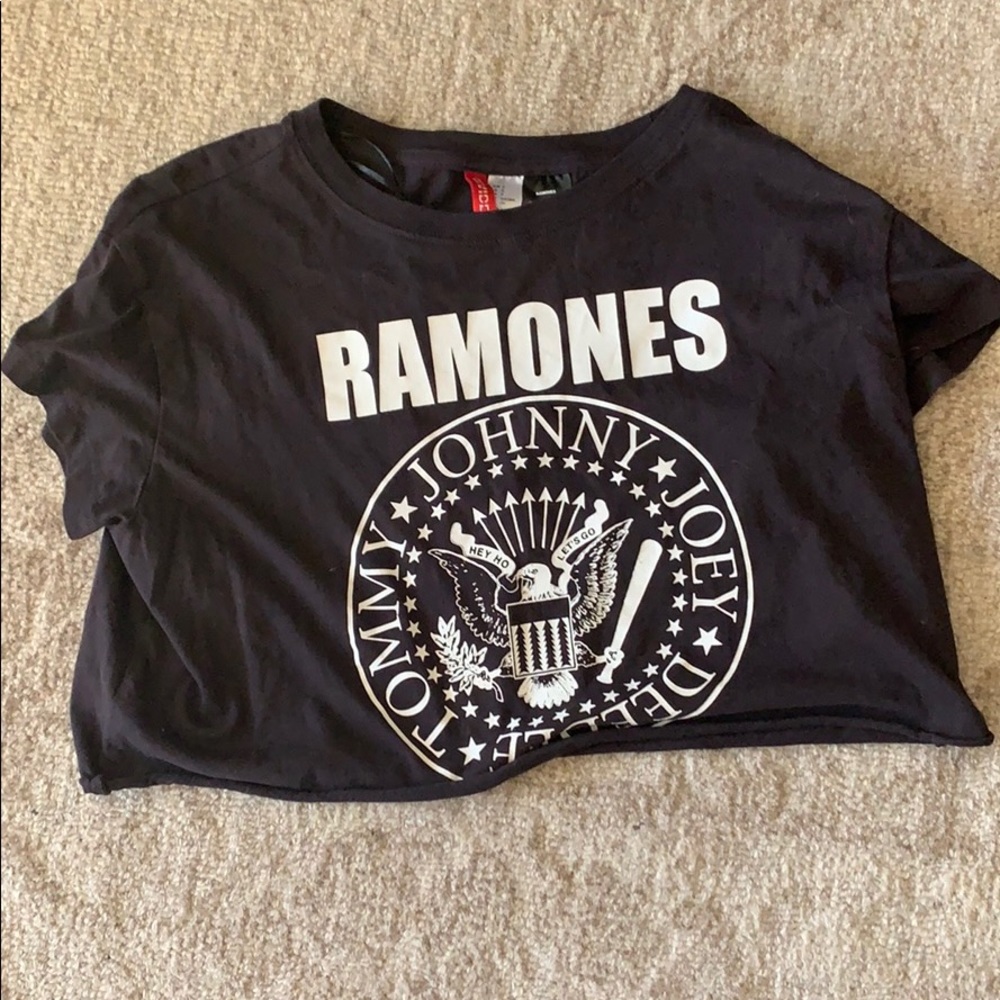 Ramones Divided H&M Crop Top